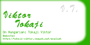 viktor tokaji business card